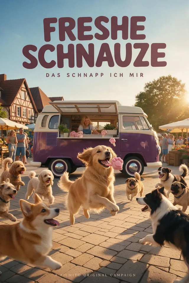 FRESHE SCHNAUZE campaign poster